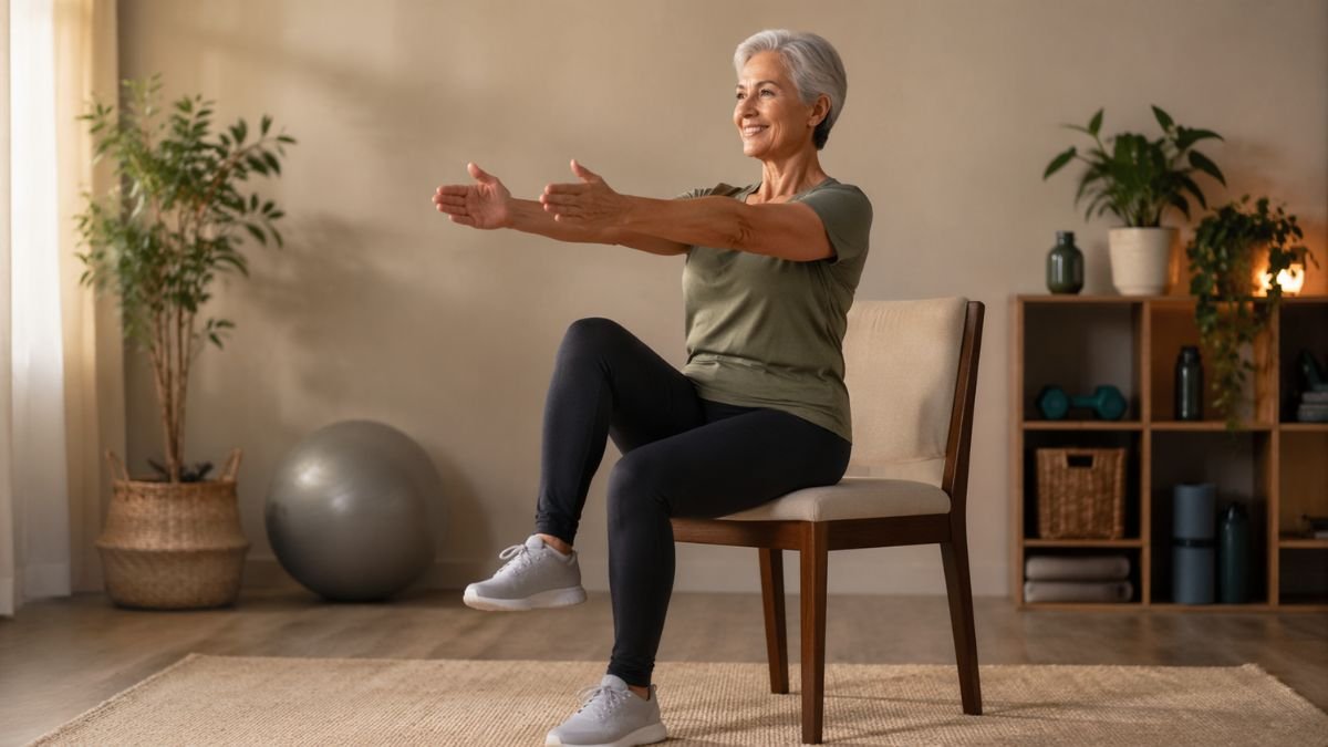 5 Chair Exercises That Restore Leg Muscle Faster Than Squats After 50