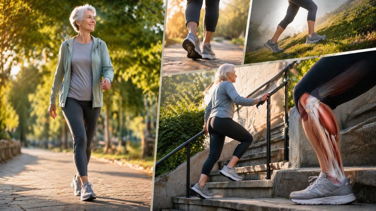 5 Daily Walking Moves That Restore Stair-Climbing Power Faster Than Gym Machines After 55